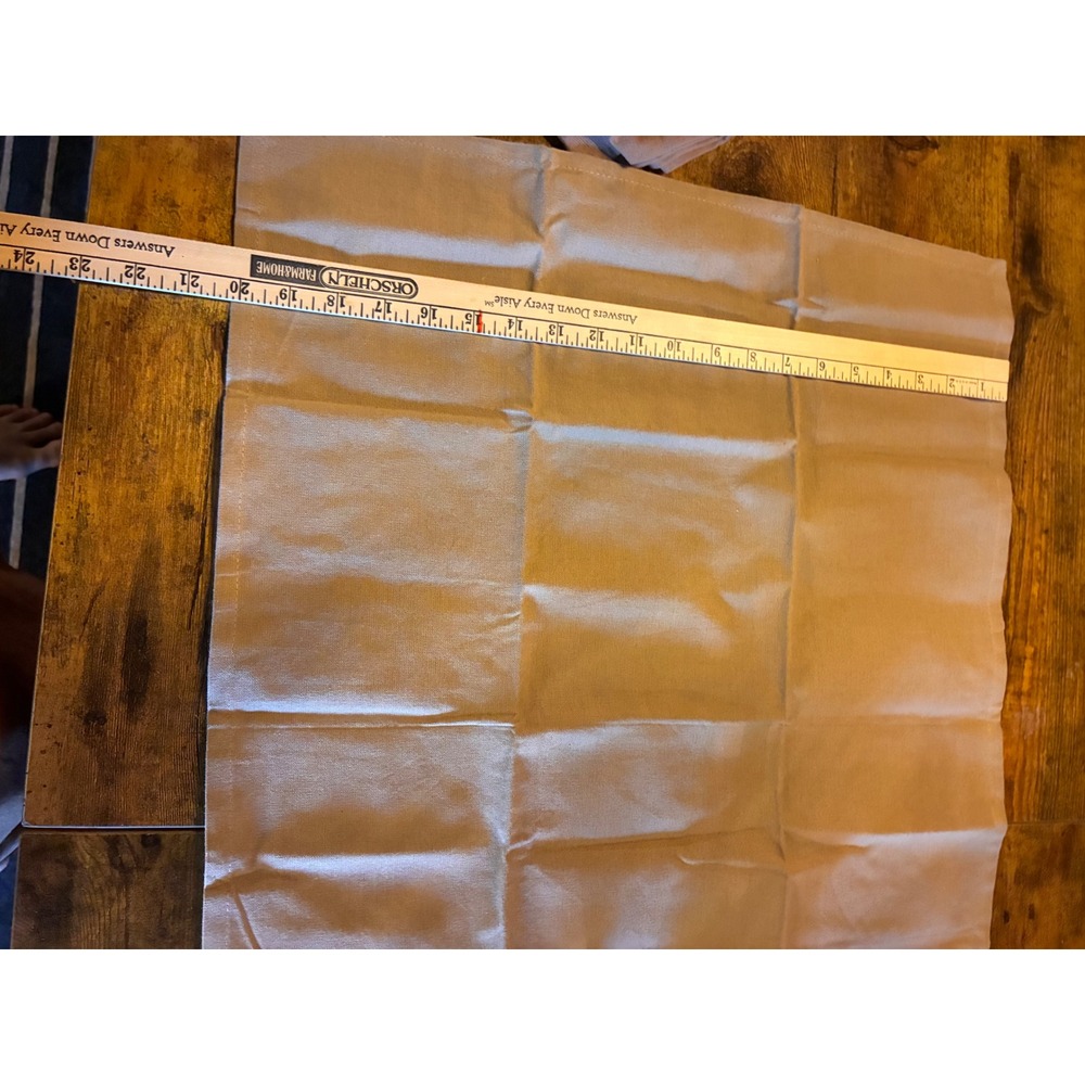 2colorDII Stone Solid Napkin Set 6 Unisex 20x20 Beige New CAMZ11423 Cotton Blend
